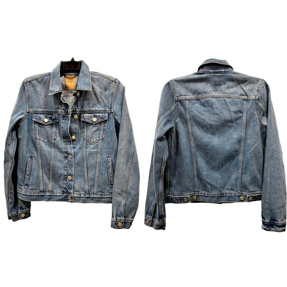 Vintage Y2K Gap Denim Jacket – Women’s Small, Stonewashed Blue Jean Jacket - Picture 4 of 9
